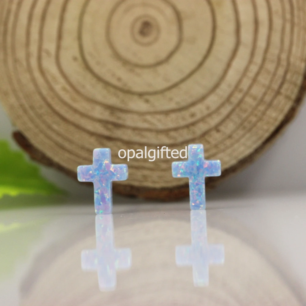 20pcs Wholesale 12*13mm synthetic opal clover flower opal and other shape mix