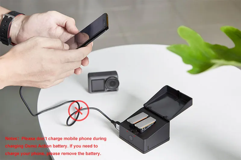 Чехол для экшн-зарядки power Bank зарядное устройство type-c In-put USB Out-put для DJI OSMO Action зарядное устройство аксессуары