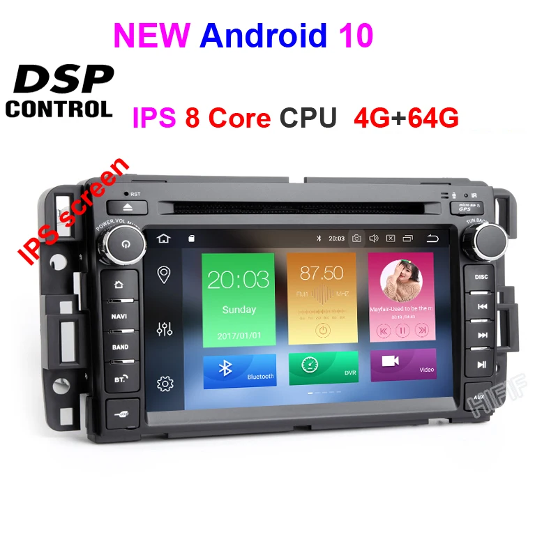DSP Android 10 автомобильный dvd-плеер для Chevrolet Captiva Aveo Epica Spark Optra Tosca Kalos Matiz Lova gps Радио навигационный экран - Цвет: 4G RAM 64G ROM DSP