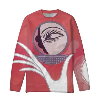 

NOISYDESIGNS Autumn Winter Loose Thick Harajuku Art Fashion Show Model Printed Sweatshirt Female Pullover Tops Women Clothes