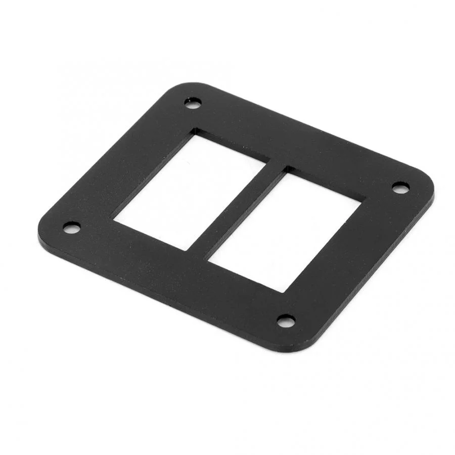 FXC 6-Gang Aluminum Rocker Switch Panel Housing For ARB Carling Style Switches - Black