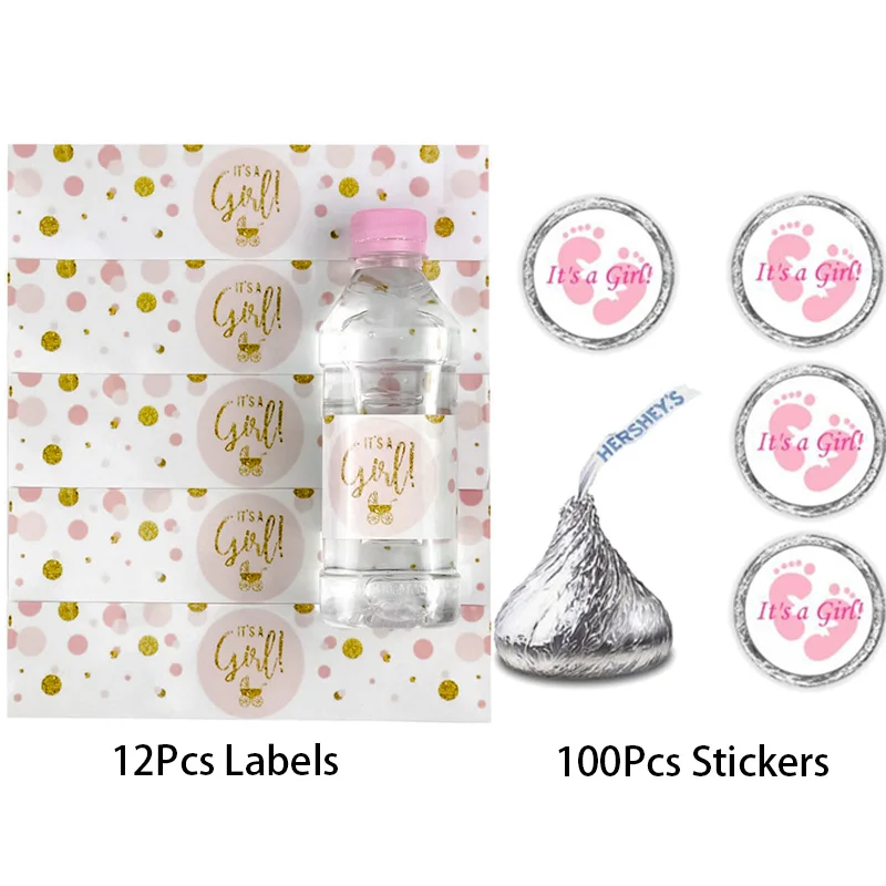 12pcs-Baby-Shower-Decoration-Girl-Boy-Mineral-Water-Bottle-Gift-Stickers-Label-Baby-Shower-Birthday-Party