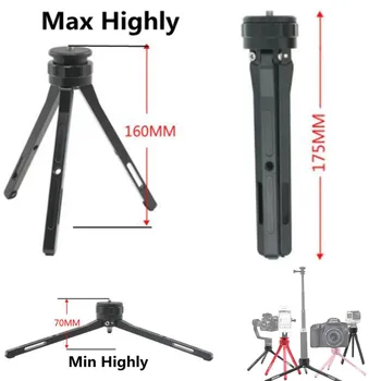 

High Adjust Aluminum Mini Table Tripod for Tripod Head Selfie Stick Extendable Monopod Smartphones Cameras Zhiyun Smooth Q Crane