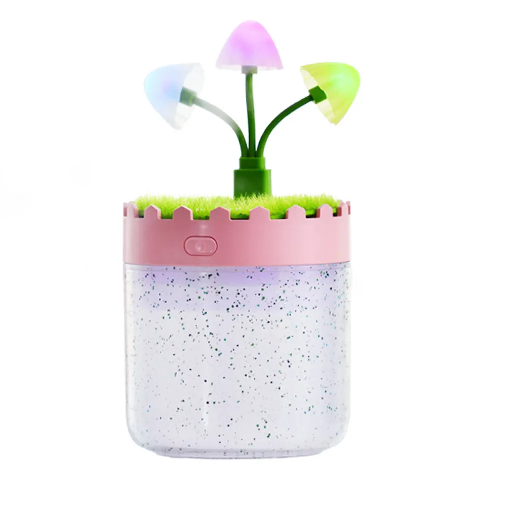 TENSKE Potted Plant Air Humidifier 200ML Creative USB Ultra Car Diffuser Household Cute New Humidifier Silent Stable Humidifier