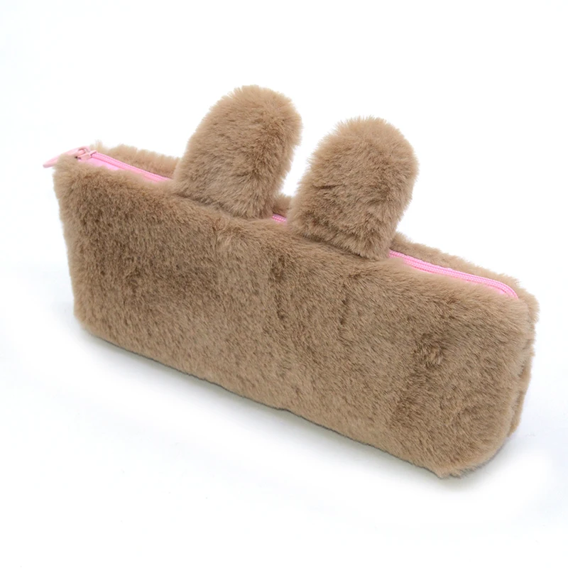 Плюшевый чехол-карандаш Estojo Escolar Trousse Crayon Etui Stiften Potloden Gtyfk Estuche Trousse Scolaire Stylo чехол-карандаш с ушками