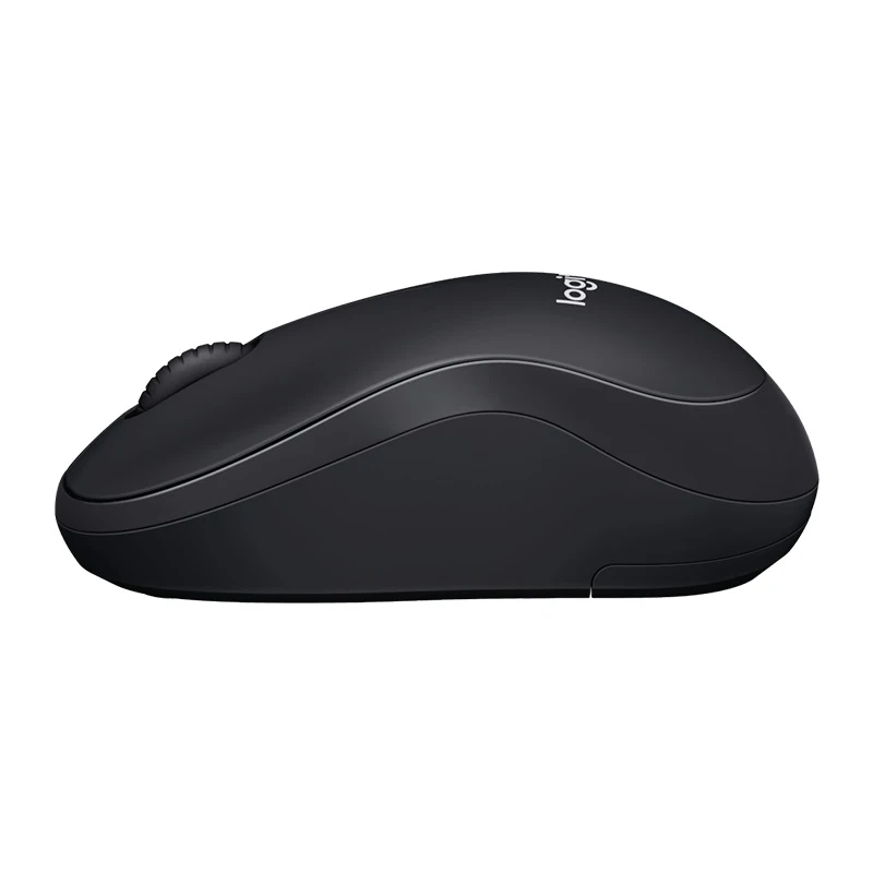 Мышь Logitech B220 черный оптическая(1000dpi) silent беспроводная USB(2but
