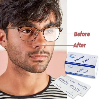 

2020 High Quality 100Pcs/Box Disposable Alcohol Pad Disinfection Sterilization Cotton Tissue Cleaning Hand Care New