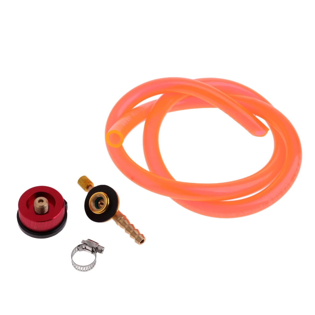 Propane Refill Adapter Hose Regulator Gas Cylinder Regulator Accessories for Camping Hiking Backpacking Grill Stove Accessories