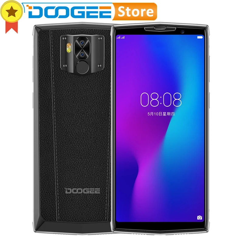 DOOGEE N100, 4 ГБ, 64 ГБ, 5,9 дюйма, 21 МП камера, отпечаток пальца, распознавание лица, 10000 мАч, аккумулятор, Android 9,0, мобильный телефон, четыре ядра, 4G, смартфон