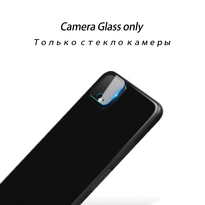 Прозрачный Exunton для Google Pixel 4 Защитное стекло для экрана Google Pixel 4 4XL XL4 закаленное стекло полное покрытие защитная пленка черный - Цвет: Прозрачный