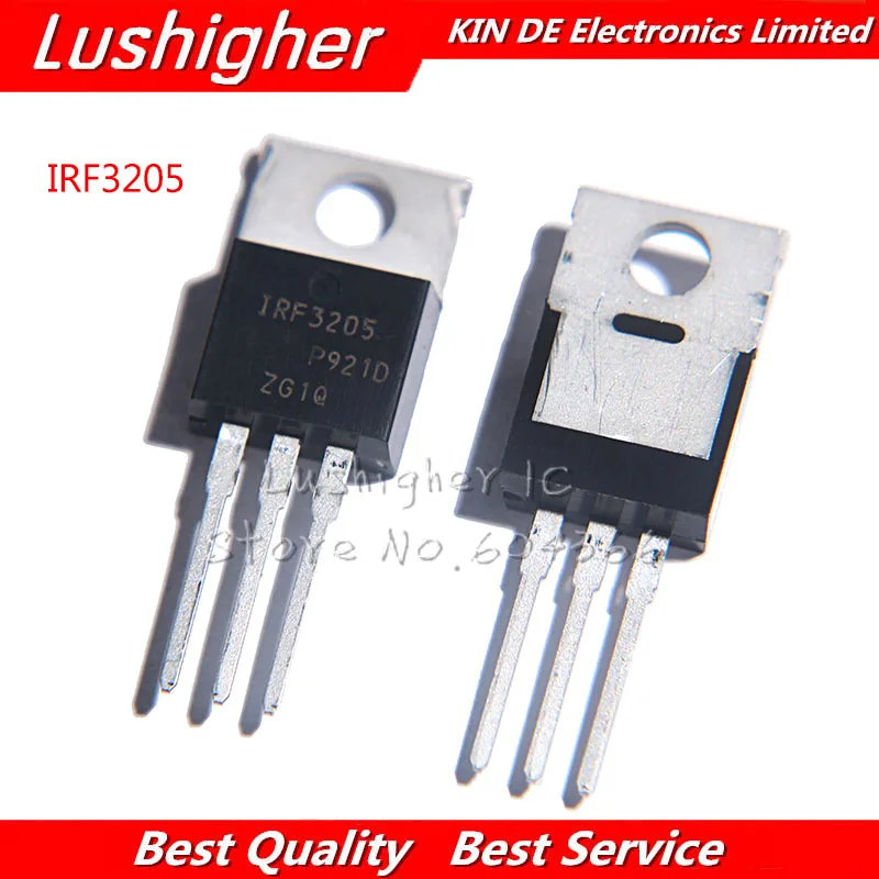 100 шт. IRF3205 220 F3205 TO220 IRF3205PBF MOSFET 55В 110A 200W|mosfet to-220|mosfet irf3205mosfet 100pcs |