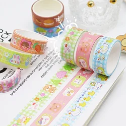 Mohamm – bande adhésive Scrapbooking colorée, 1 pièce, papier de masquage Washi, Kawaii, papeterie fournitures scolaires créatives 