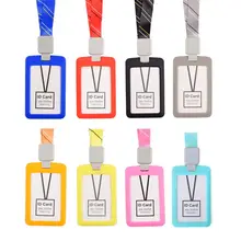 Профессиональный расширенный ID держатель для карт бейдж держатель с ремешком на шею ID держатель