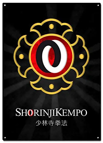 

Shorinji Kempo Metal Tin Signs,Martial Arts Colorfast Posters, Decorative Signs, Wall Art, Home Decor - 8X12 Inch (20X30 cm)