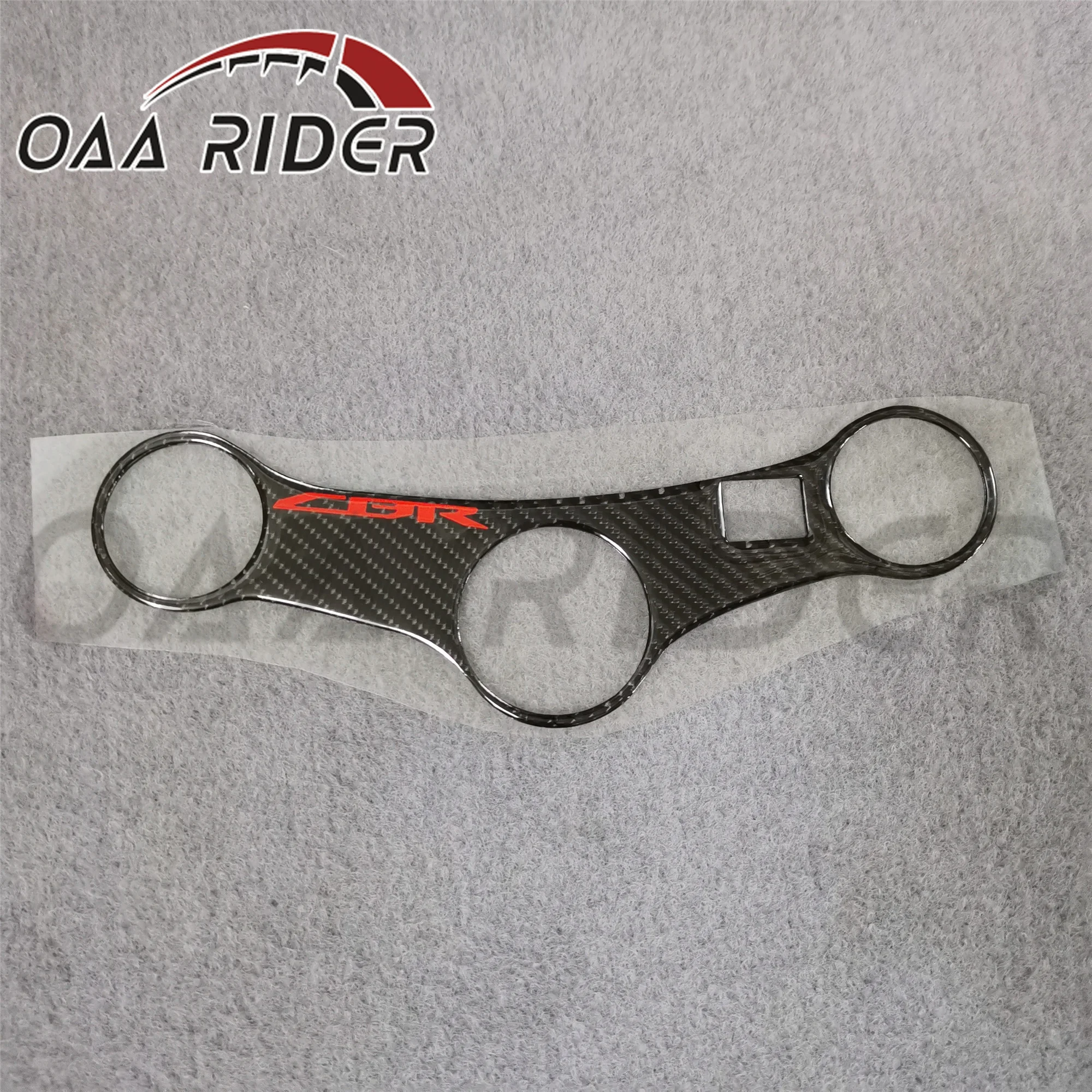 Для Honda CBR600F4i 2001 2002 2003 2004 2005 2006 2007 3D углеродное волокно тройное дерево верхний