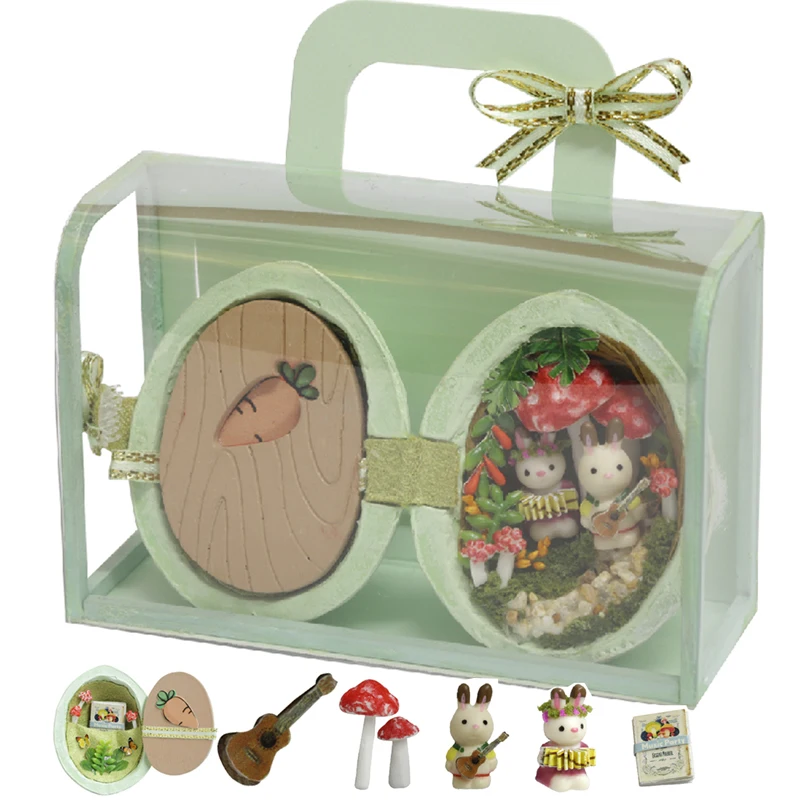 R03 CUTEBEE mucineca для дома miniatura DIY Mujer с muebles de casa de madera de juguetes para los nivienos de vacaciones Z009 - Цвет: R03