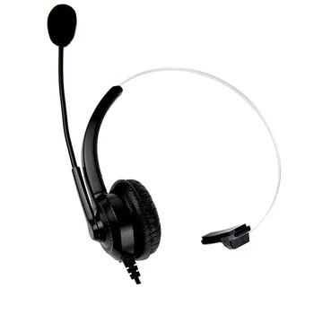 

1 Pc Manaural USB Headset Noise Cancelling Mic Volume Adjustable for Softphone Internet Calls VoIP Communication Computer Skype