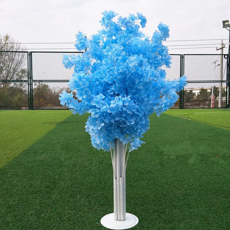 4.92 FT Tall Wedding Deoration Simulation Cherry Road Guide Tree White Theme Stage Runner Aisle Column Party Decorative Trees