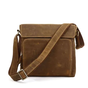 

YILUNXI leisure handsome man shoulder bags Business fashion virile bag boy Comfortable Genuine leather Messenger bag male bags
