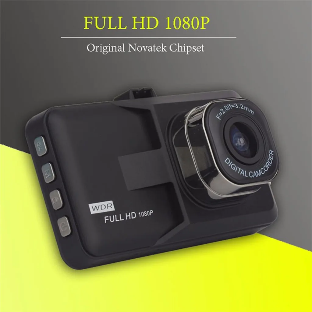 DC 5V, 180mah 3.0'' 720P Car Rear View Camera Monitor Dash Cam Recorder 120 Degree Angle Dropship Good