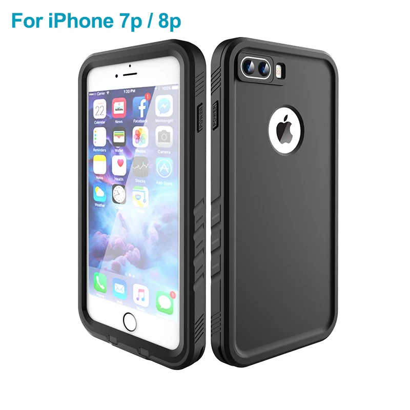 iPhone 7 8 Водонепроницаемый чехол для iPhone X XS Max XR 8 7 6, чехол для плавания для дайвинга, водонепроницаемый чехол с защитой от падения, полный защитный Чехол ip68 - Цвет: iPhone 7 8