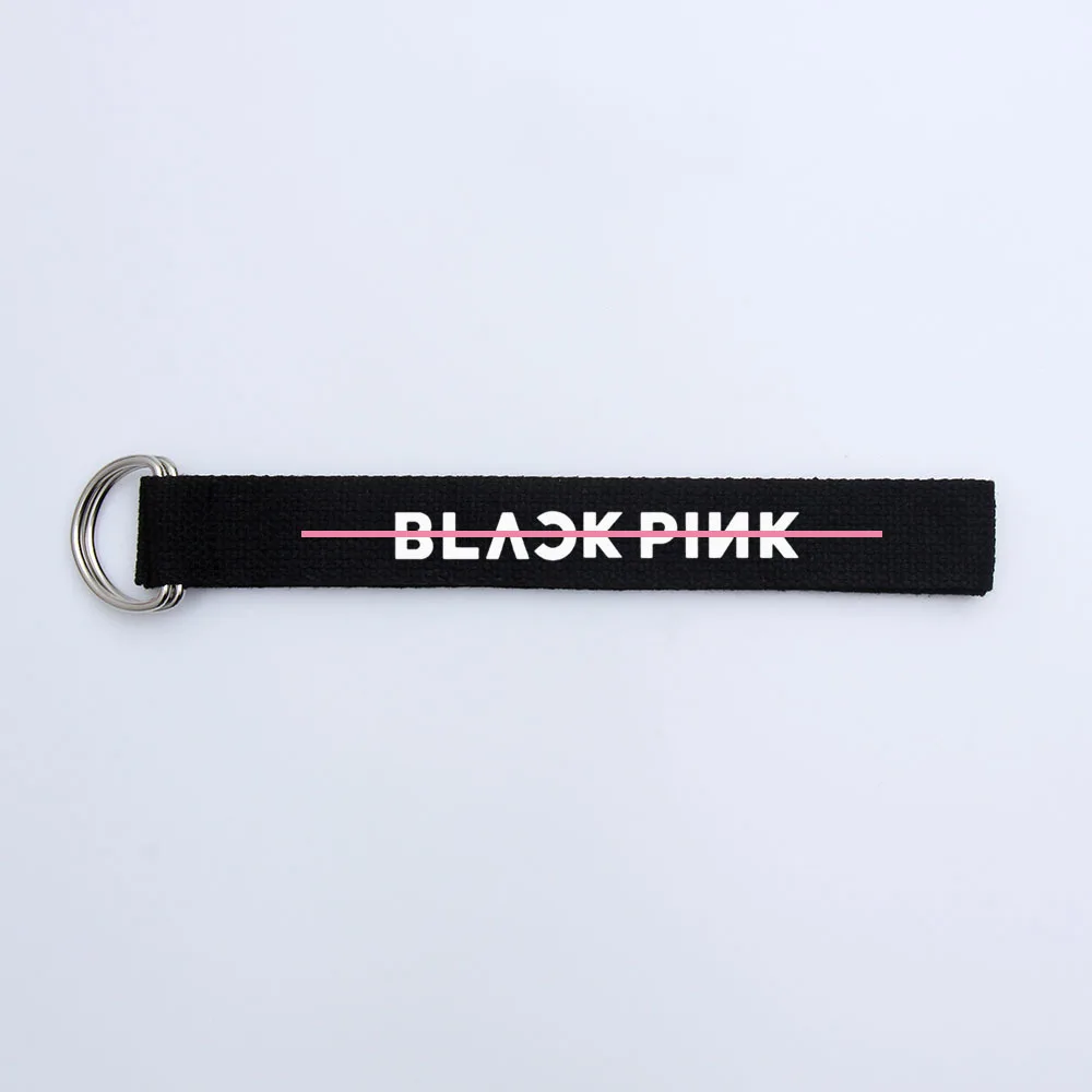 KPOP BLACKPINK LISA ROSE JENNIE JISOO пояс для фанатов, креативный холст, индивидуальная печать, двойная Пряжка, Джокер для мужчин и женщин, Новинка - Цвет: B 2