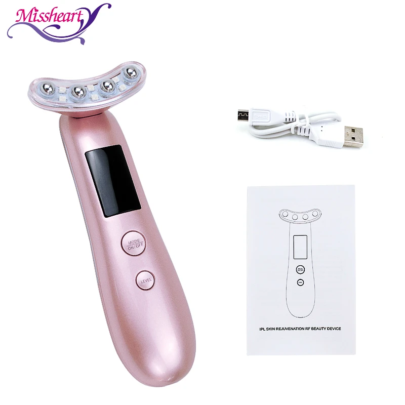 

RF&EMS Radio Mesotherapy Electroporation Face Beauty Pen LED Photon Face Skin Rejuvenation Remover Wrinkle