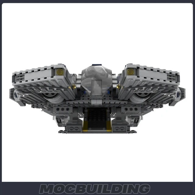 NEW Space Wars Tj YT-985 Model MOC Building Blocks Bricks DIY Assemble Space Transport Ship Toys Kids Gifts 5