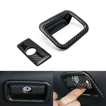 

Carbon Fiber Copilot Storage Box Handle Cover for Toyota Camry 2018-2020
