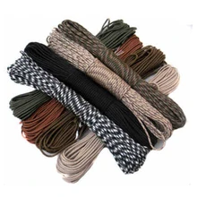 Паракорд шнур диа. 4 мм полиэстер синтетический парусный галстук шнур 550 парашютный шнур шнурок Mil Спецификация Тип III 7 нитей