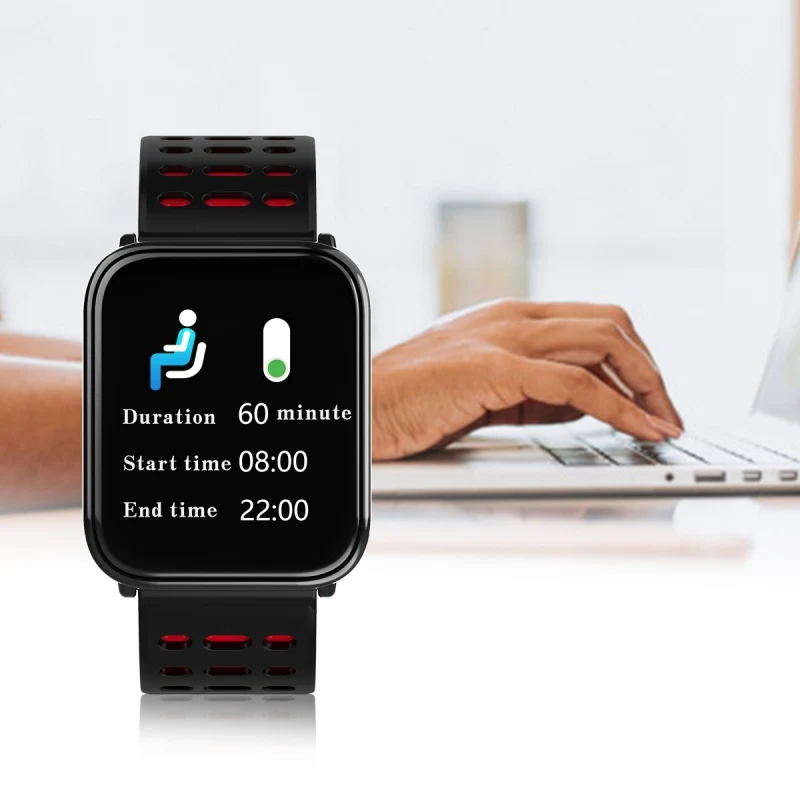 Смарт-часы с Bluetooth фитнес-браслет с сенсорным экраном ЖК-шагомер сообщение сердечного ритма время сна оснастка спортивный браслет на запястье
