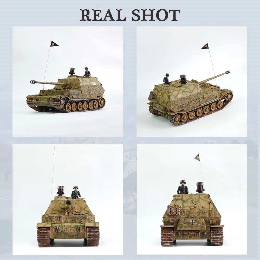 HOOBEN немецкий полный комплект 1/16 Elefant Jagdpanzer Ferdinand TANKS Радиоуправление полная