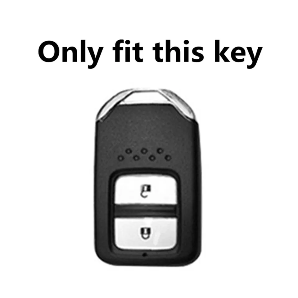 2 pulsante di gomma della copertura di chiave dell'automobile della cassa del supporto per honda Vezel città civic Jazz CRV Crider HRV Fit Freed Smart accessori chiave - Ha0dcfb025f5546c98d0e6ba7cbbf66a6j