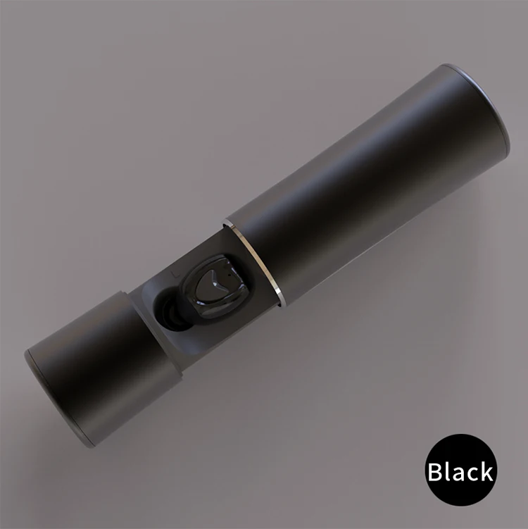 Новые TWS наушники Bluetooth 5,0 беспроводные наушники-вкладыши стерео звук басов мини настоящие беспроводные наушники Bluetooth - Цвет: Black