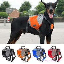 Седельная сумка для собак, рюкзак для собак средних и больших размеров, сумка для походов на открытом воздухе, походная Сумка-переноска для перевозки животных, тренировочные принадлежности C42