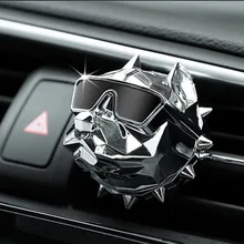 1 шт. автомобильный освежитель воздуха бульдог духи клип парфюм для интерьера аромат бульдог Арома диффузор вентиляция горячая распродажа