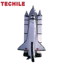 8 м Высокое гигантское наружное украшение надувной космический корабль для рекламы события