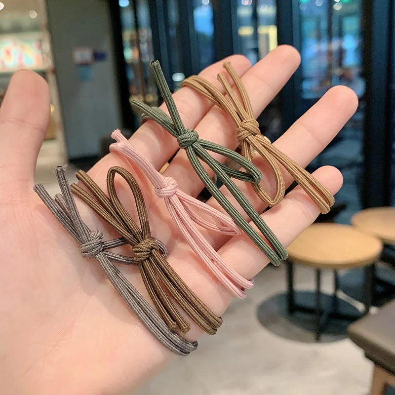 2020 New Fashion Flower Scrunchie Women Girls Elastic Hair Rubber Bands Accessories For Girls Lady Tie Hair Rope Ring Headdress