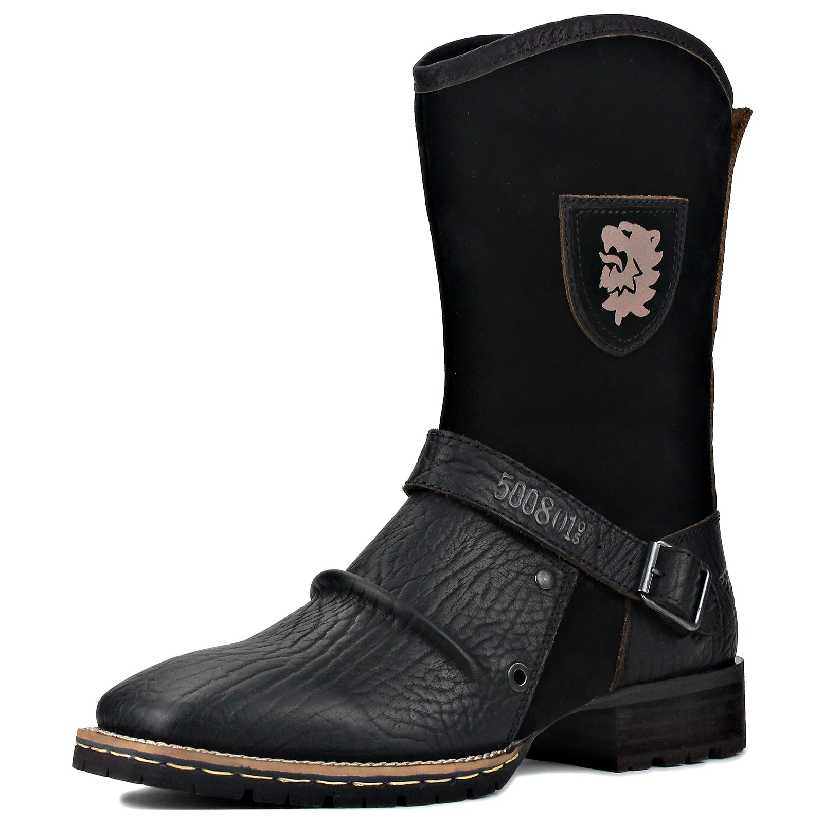 

2021 OTTO ZONE New England Western Boots Genuine Leather Mens Motorcycle Boots Ankle Boots Casual shoes OS-5008-H10-C