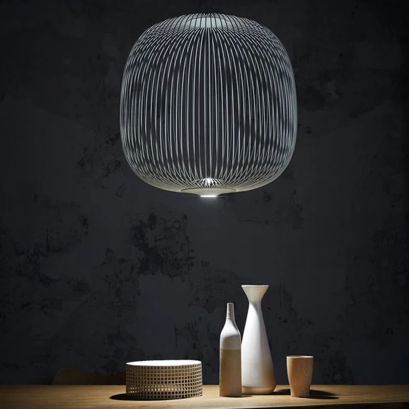 Foscarini спицы 1/2 подвесные светильники современный светодиодный подвесной светильник Лофт промышленный птичья клетка блеск подвесные светильники Декор для столовой
