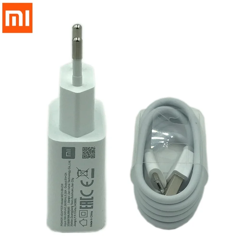 

Original XIAOMI Charger Adapter Micro USB/Type-C Data Cable For Mi A1 A2 lite 5 6 8 SE lite pro Redmi Note 7pro k20 5 6 7a 6a