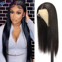

13X4 Lace Front Human Hair Wigs For Women HD Bone Straight Pre Plucked Lace Frontal Wig With Baby Hair Brazilian Remy