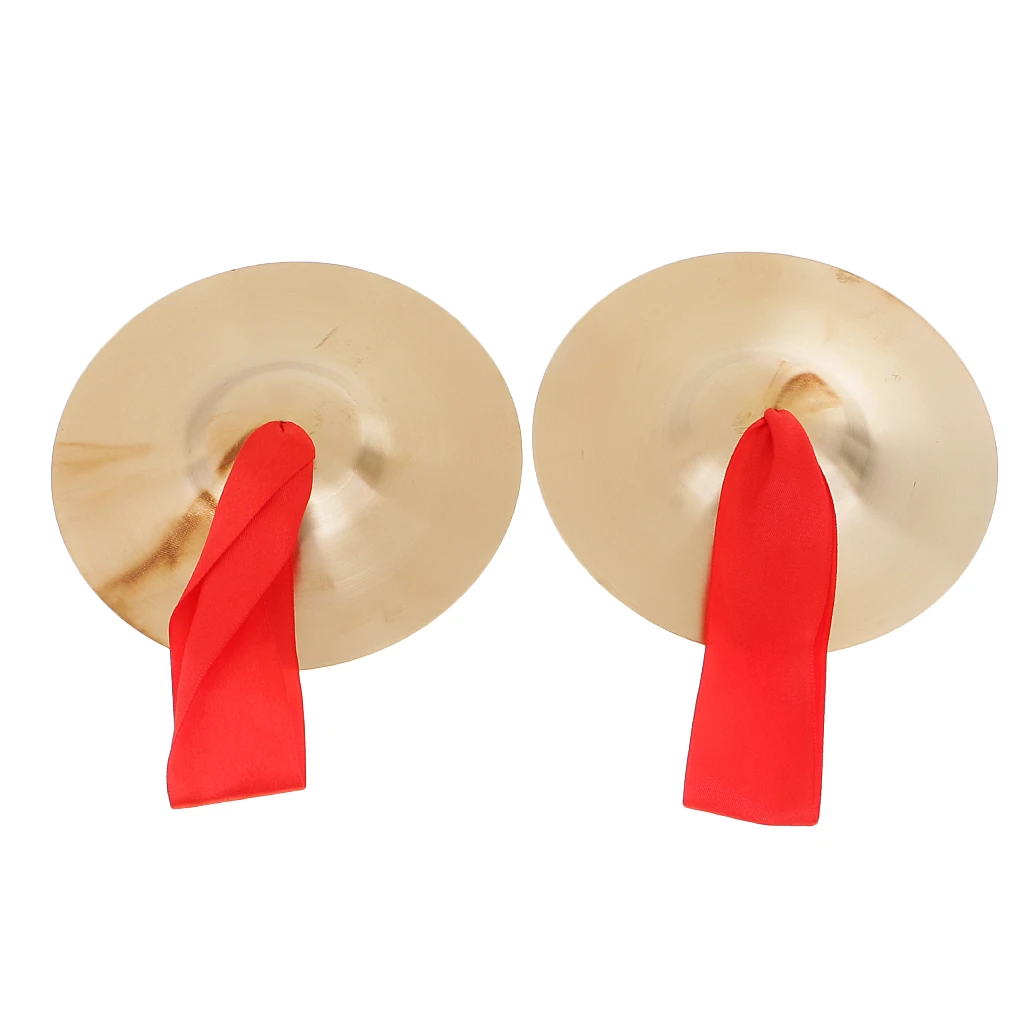 

Chinese Waist Drums with 1 Pair Cymbal Percussion for Kids Music Early Learning