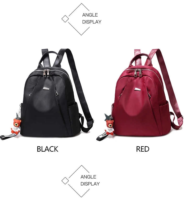 High Capacity Women Backpack Waterproof Oxford Women Backpack School Bag Zipper For Teenagers Girls Multifunctional New Backpack