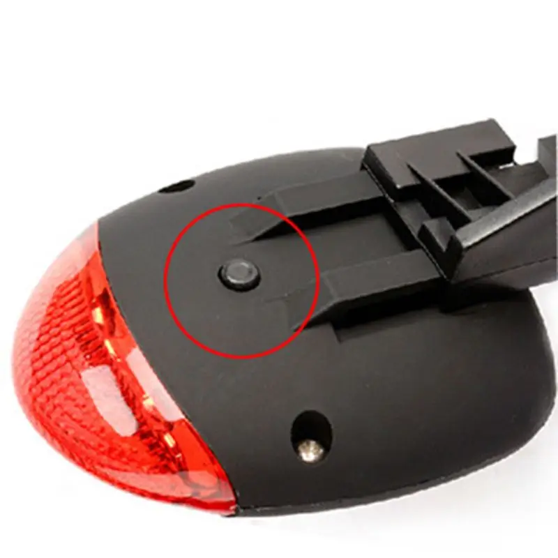 LED Mountain Bike Rear Lamp Solar Power Rechargeable Bicycle Taillights Night Riding Warning Lights Cycling Equipment