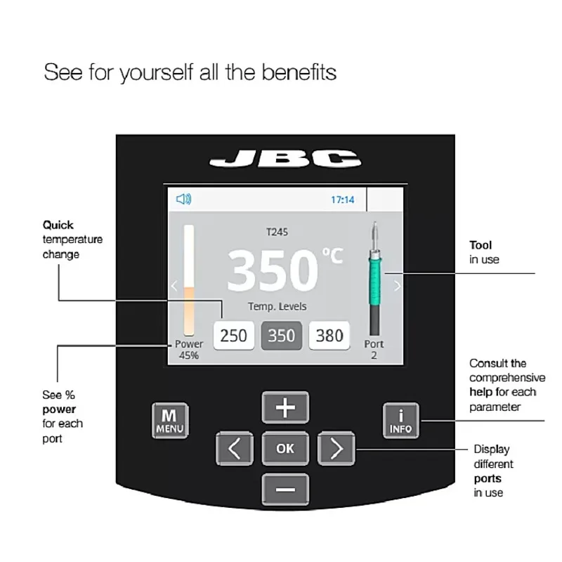 Высокоточная оригинальная сварочная станция JBC CD 2BQE паяльная JBC|Паяльные станции|