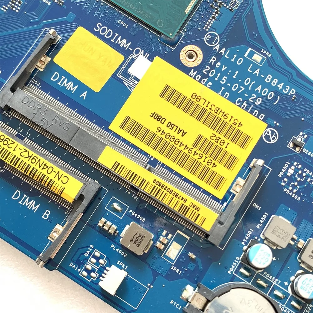 KEFU новая CN-04N9K2 4N9K2 для Dell VOSTRO 3458 3558 материнская плата для ноутбука AAL10 LA-B843P I5-5200U 920 M/2 GB VGA порт материнская плата