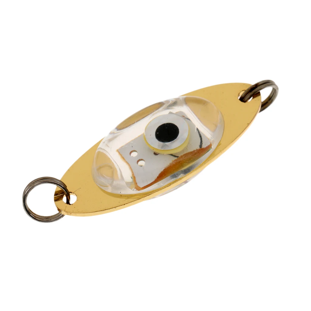 Fish Attractors Eye Shape Underwater Deep Drop Squid Fishing Fish Lure Light LED Flashing Lamp 5 Colors