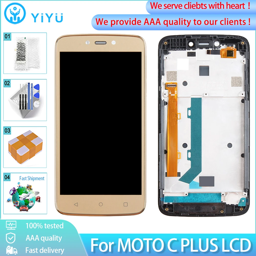 5.0" Original LCD For Motorola Moto C Plus XT1721 XT1723 XT1724 Touch Screen Digitizer Display | Мобильные телефоны и