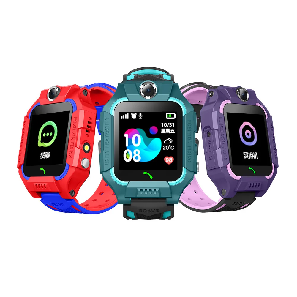 

New Z6 Children's Smart Watch Genius 6th Generation Positioning Touch Screen Student Photo Waterproof Phone Watch